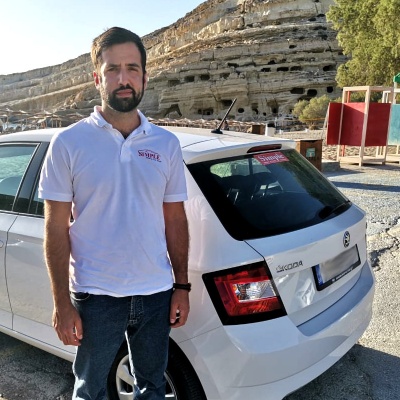 Rent a Skoda Roomster family car in Crete